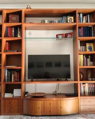 Libreria in legno massello