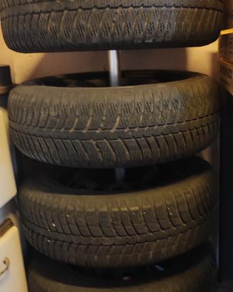 set cerchi invernali fiat 500