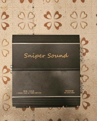AMPLIFICATORE SNIPERSOUND 1000w
