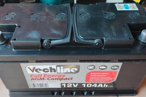 Batteria AGM servizi per roulotte  a scarica lenta