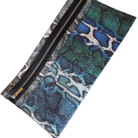 Maxi pochette Intrend fantasia pitone 38x19cm