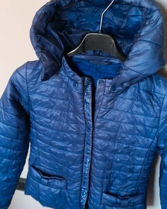 Piumino leggero blu bambina 5 anni. Monnalisa