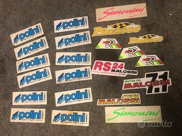 Lotto adesivi elaborazione Polini Simonini Malossi