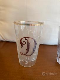 3 bicchieri + 1 tazza d’epoca