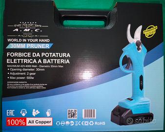 forbice potatrice a batteria