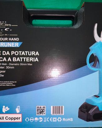 forbice potatrice a batteria