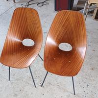 2 SEDIE MEDEA ANNI 50 DESIGN VITTORIO NOBILI 