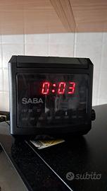 Radio sveglia vintage Saba