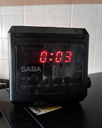 Radio sveglia vintage Saba