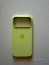 Cover Apple Iphone 17 pro max giallo neon