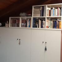 Armadio basso con libreria