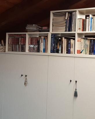 Armadio basso con libreria