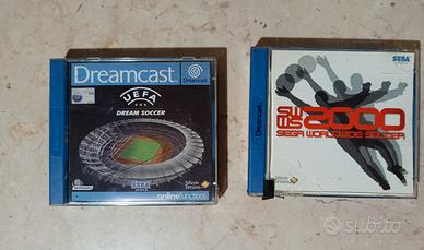 UEFA soccer e WW soccer 2000 Dreamcast pal