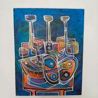 Simeon Gonzales,Manazana y vino,Arte Contemporanea