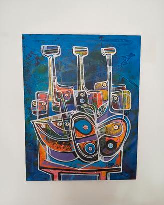 Simeon Gonzales,Manazana y vino,Arte Contemporanea