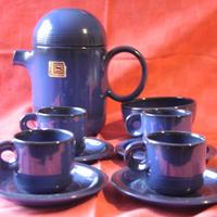 Set con teiera, tazzine e zuccheriera "Sele Arte"