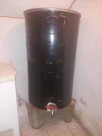 Serbatoio Inox vino 300 L galleggiante a olio