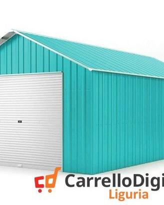 Baracca cantiere 438x724 con saracinesca azzurro