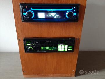 Autoradio vintage Alpine e Kenwood