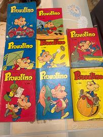 Lotto 8 Fumetti Vintage Provolino Anni '70