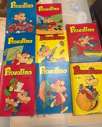 Lotto 8 Fumetti Vintage Provolino Anni '70