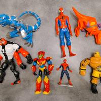 Lotto Action Figures varie Spiderman - Ben10 