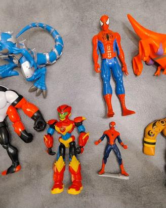 Lotto Action Figures varie Spiderman - Ben10 