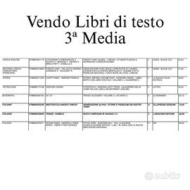 Libri di testo 3ª Media - tutti al 50% dal listino