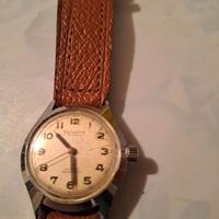 HELVETIA anni ’40 – Quadrante patina crema e lance