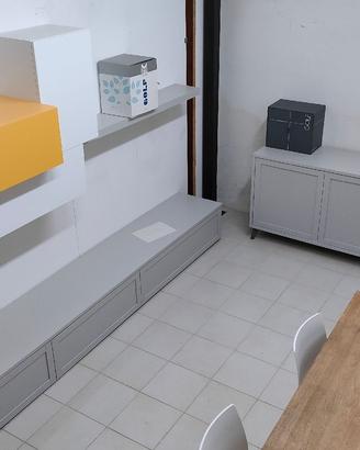 COMPOSIZIONE PARETE EXPO' L 300 cm + MADIA L185cm