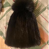 Berretto in pelliccia di visone