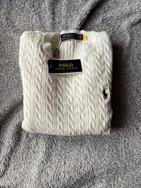 Maglione ralph pauren bianco