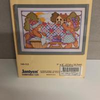 kit ricamo punto croce