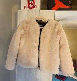 Pelliccia ecologica Tally Weijl color panna