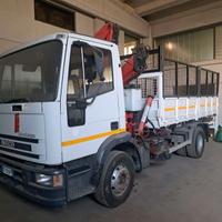 IVECO EUROCARGO 130E18 GRU FASSI 95A/22 RIBALTABIL