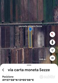 Terreno agricolo via carta moneta Sezze