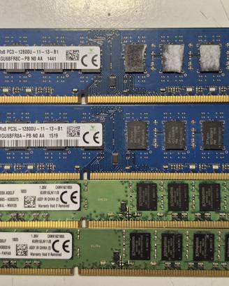 32 GB RAM DDR3 1600 (4 moduli da 8)