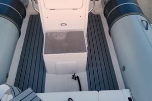 Console gommone con seduta + plexiglass nuovo