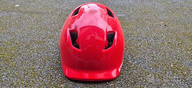 Casco rosso bici bambino BTWIN KH 500
