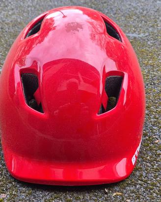 Casco rosso bici bambino BTWIN KH 500