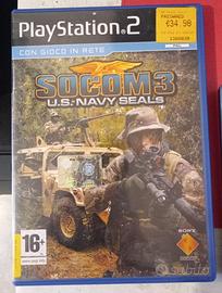 SOCOM 3 Playstation 2 US Navy Seals con manuale