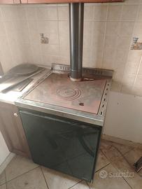 STUFA ECONOMICA A LEGNA LINCAR CON FORNO