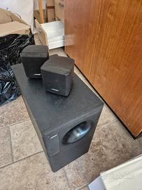 sistema audio,  speakers Bose lettore Kenwood. 