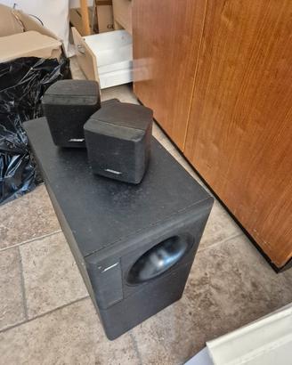 sistema audio,  speakers Bose lettore Kenwood. 