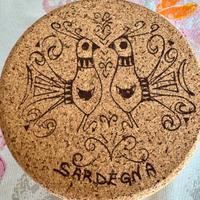 Portagioie in sughero Sardegna con specchio