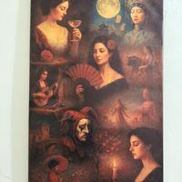 Stampa artistica ispirata a eroine di opere lirich