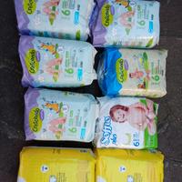 Lotto pannolini e salviette umidificate