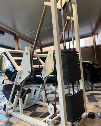 Leg Press Professionale 45° con Pacco Pesi (150 kg