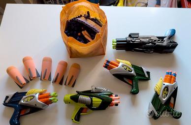 Mega Lotto Blaster Tipo Nerf / Buzz Bee + 5 Razzi