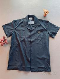 camicia estiva nera